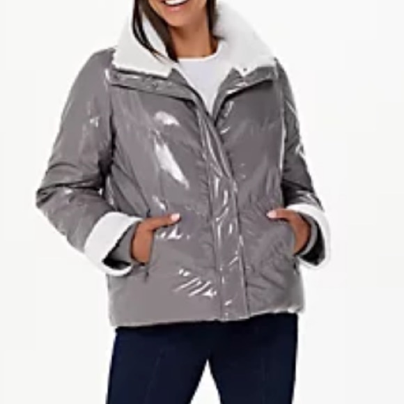 NWOT G.I.L.I. Sherpa Lined Puffer Jacket Black SZ L - Picture 6 of 15